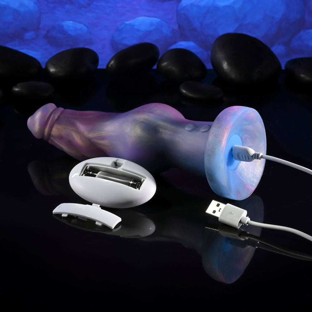 Gender X IMAGINARY FRIEND - /Pink USB Rechargeable Vibrating Fantasy Dildo with Wireless Remote