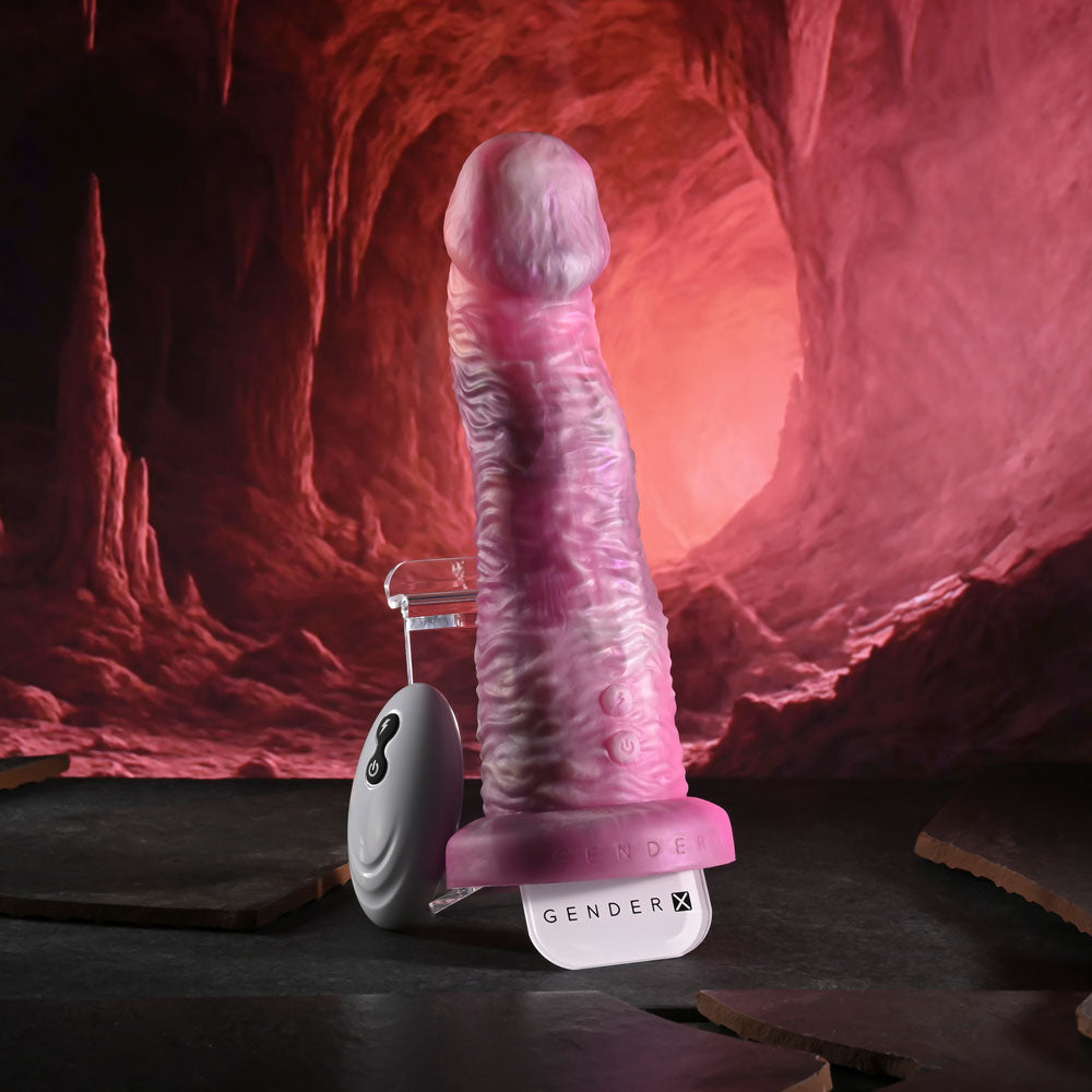Gender X WHIMSICAL -  USB Rechargeable Vibrating Fantasy Dildo with Wireless Remote