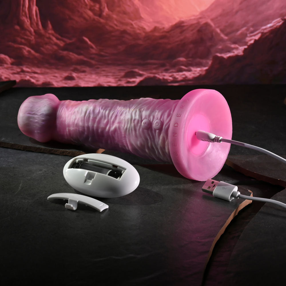 Gender X WHIMSICAL -  USB Rechargeable Vibrating Fantasy Dildo with Wireless Remote