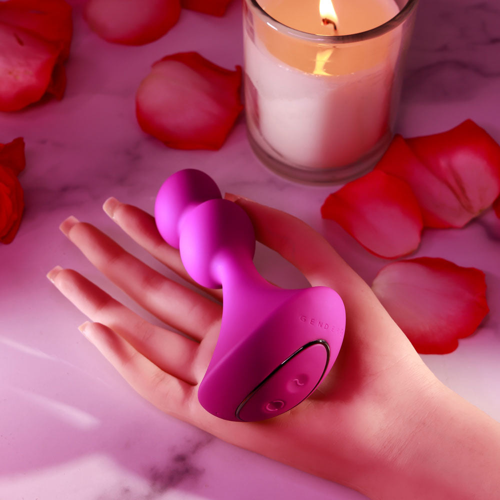 Gender X BALL GAME -  13.5 cm USB Rechargeable Vibrating Butt Plug