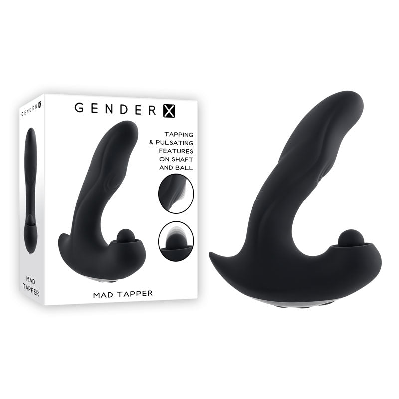 Gender X MAD TAPPER -  USB Rechargeable Double Tapping Vibrating Massager