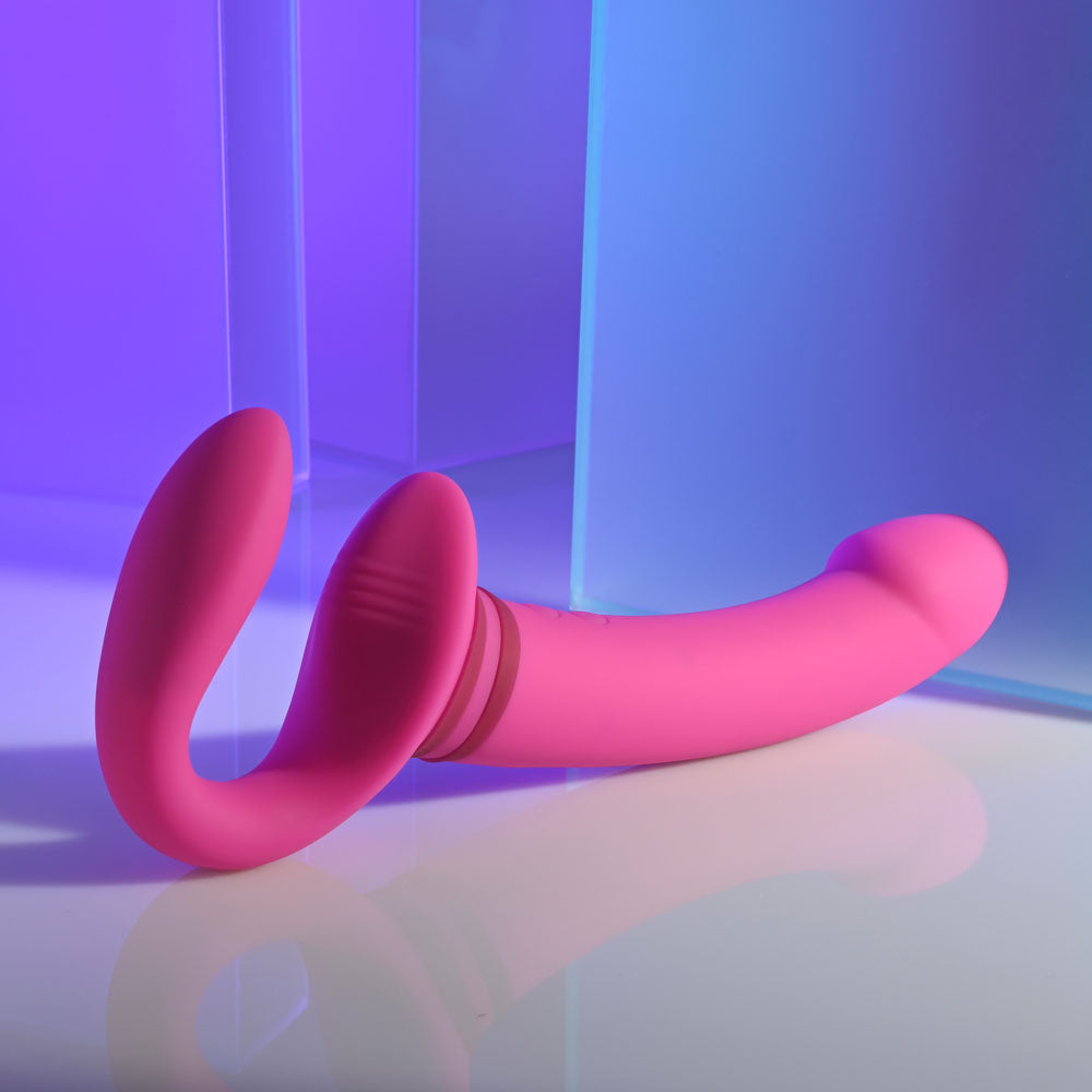 Gender X SHARING IS CARING -  21.9 cm USB Rechargeable Strapless Strap-On