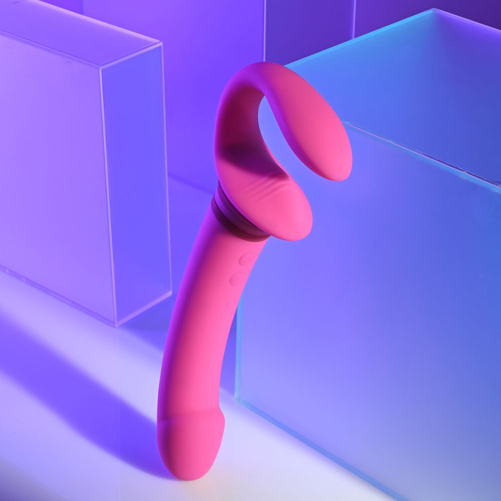 Gender X SHARING IS CARING -  21.9 cm USB Rechargeable Strapless Strap-On