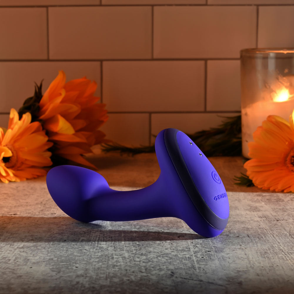 Gender X ANYBODYS PLUG -  11.4 cm USB Rechargeable Vibrating Butt Plug