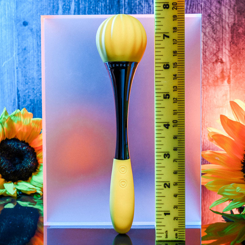 Gender X SUNFLOWER -  20 cm USB Rechargeable Massage Wand