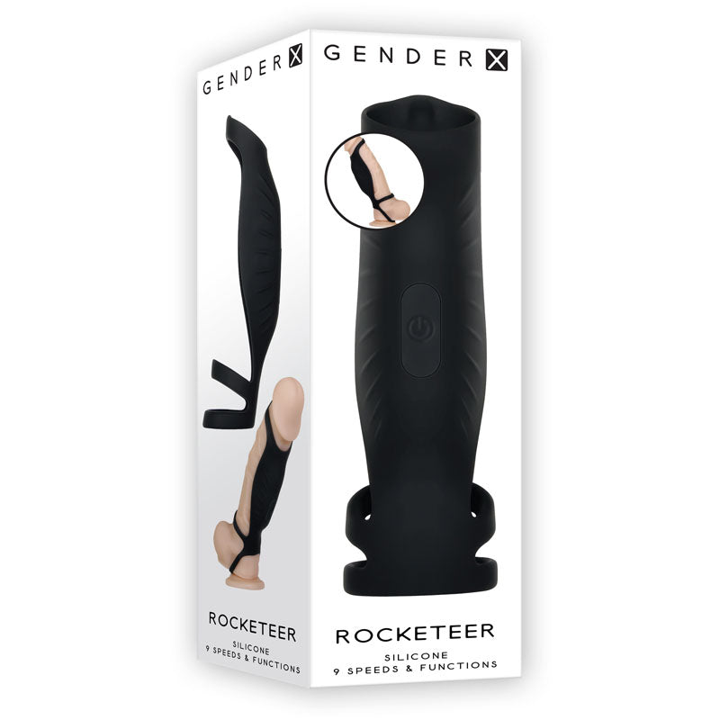 Gender X ROCKETEER -  USB Rechargeable Vibrating Penis Sleeve