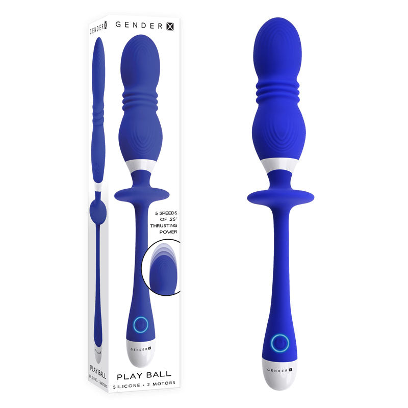 Gender X PLAY BALL -  25 cm USB Rechargeable Thrusting & Vibrating Orbs