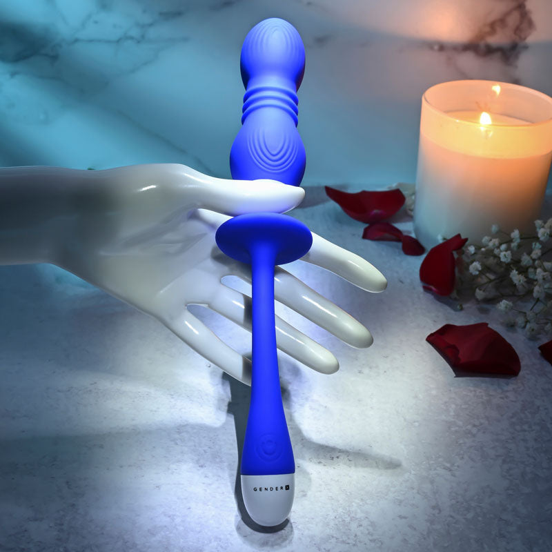 Gender X PLAY BALL -  25 cm USB Rechargeable Thrusting & Vibrating Orbs