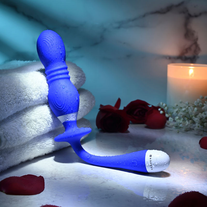 Gender X PLAY BALL -  25 cm USB Rechargeable Thrusting & Vibrating Orbs