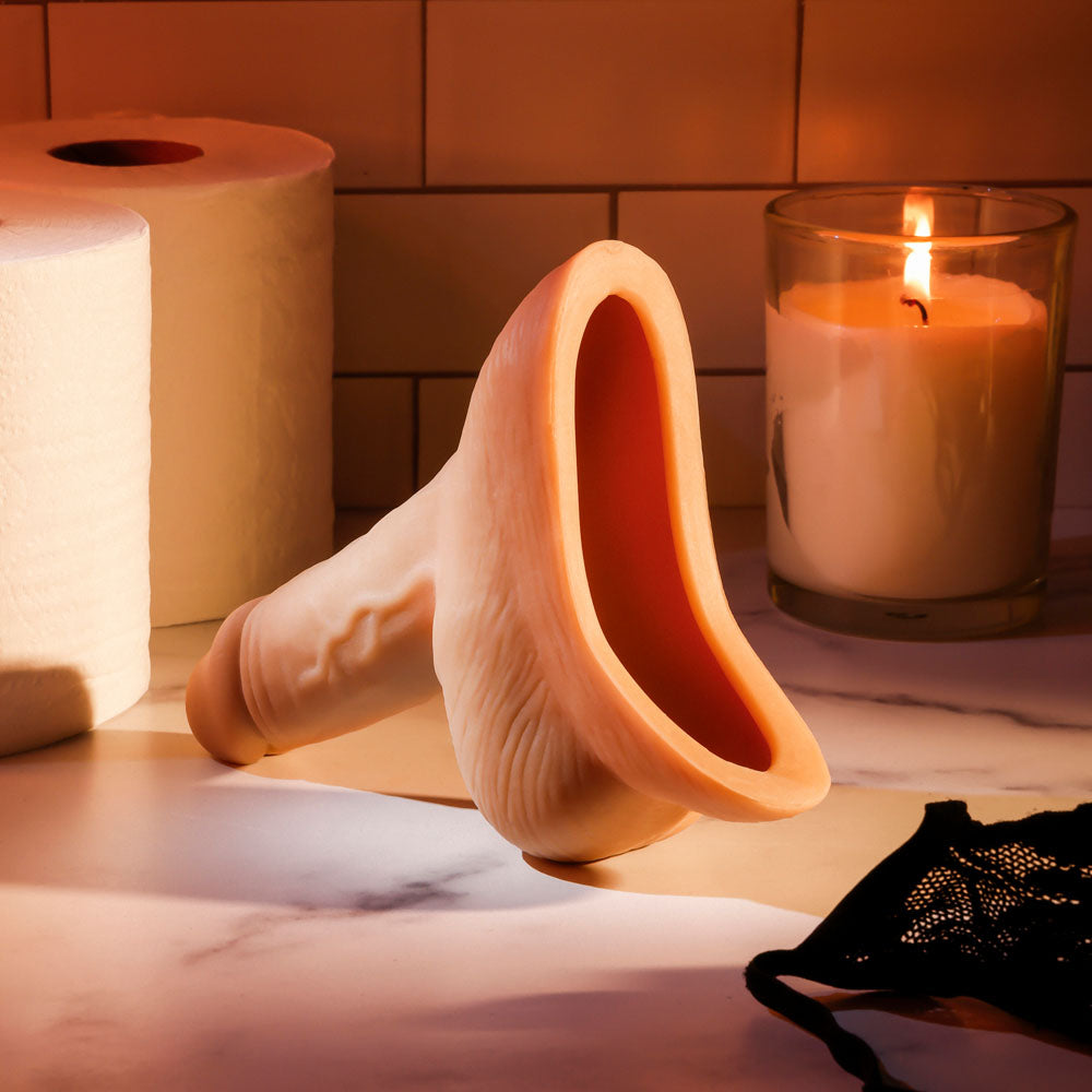 Gender X STAND TO PEE - Light -  Realistic Stand-To-Pee Funnel