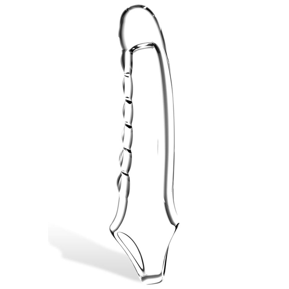 Adam & Eve Ridged Rider -  22.9 cm Penis Extension Sleeve