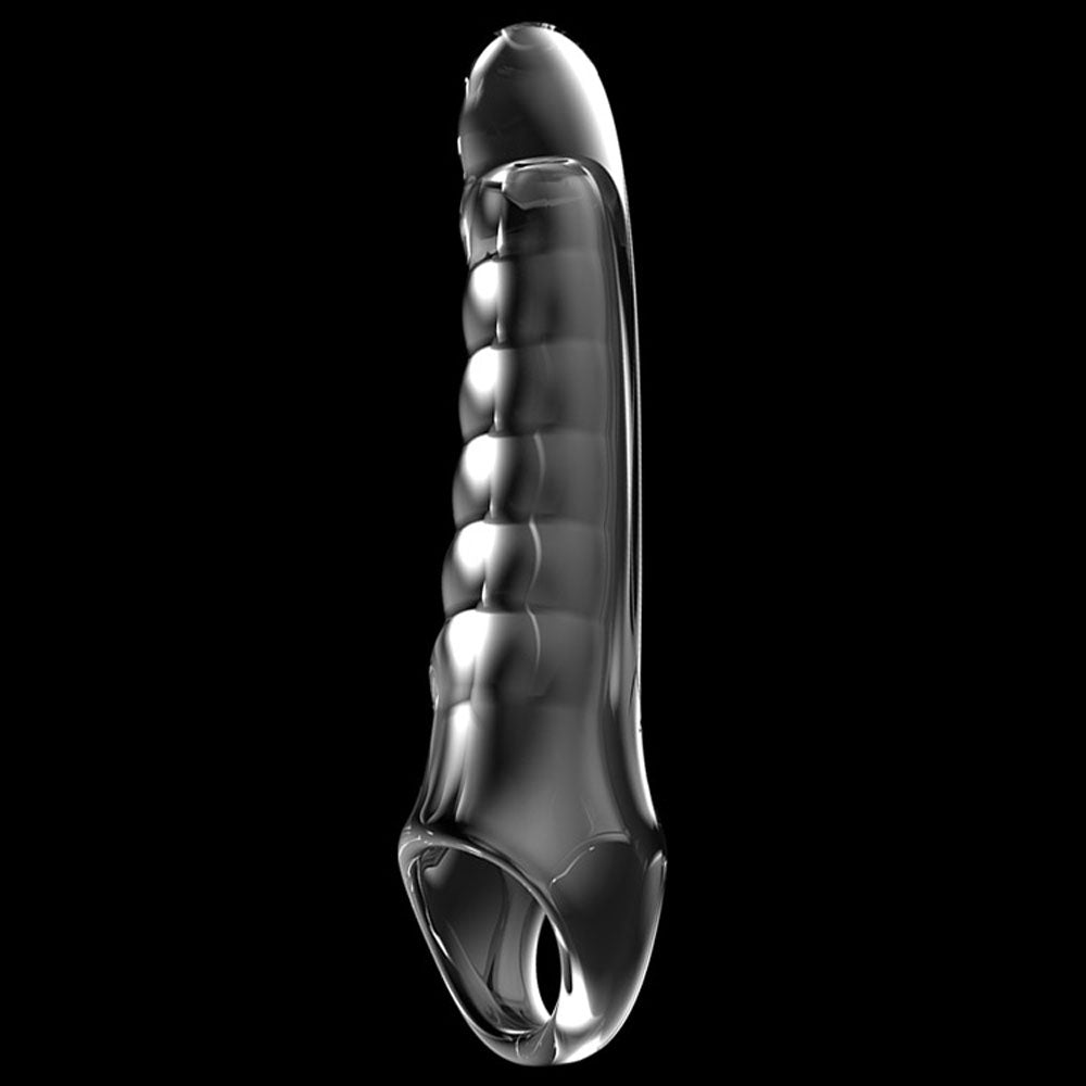 Adam & Eve Ridged Rider -  22.9 cm Penis Extension Sleeve