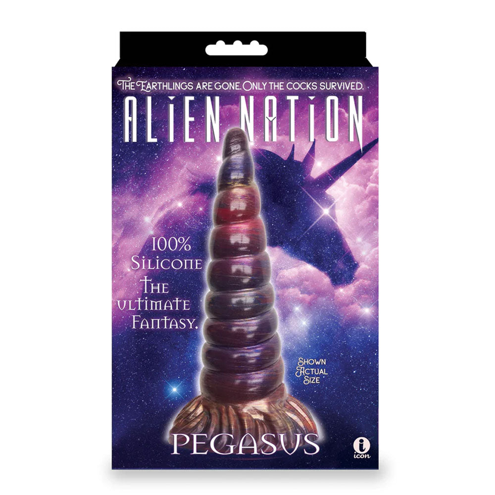Alien Nation - Pegasus - Metallic  20.3 cm Unicorn Fantasy Dong