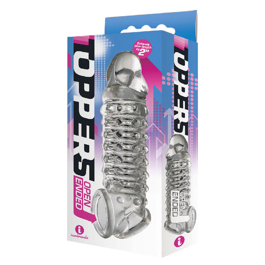The 9's Toppers Open Ended -  Penis Extension Sleeve