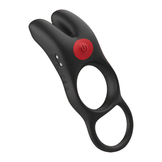 Red Dot Rings - V1 -  USB Rechargeable Vibrating Cock Ring with Remote