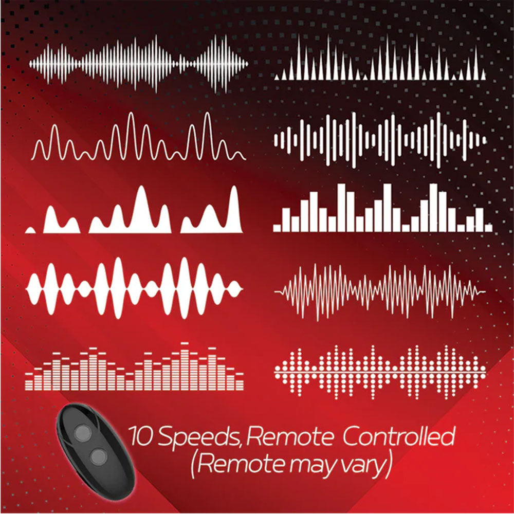 Red Dot Rings - V1 -  USB Rechargeable Vibrating Cock Ring with Remote