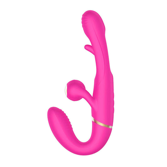 Adam & Eve ORGAZ-OHH-MATIC -  23.5 cm USB Rechargeable Strapless Strap-On with Remote