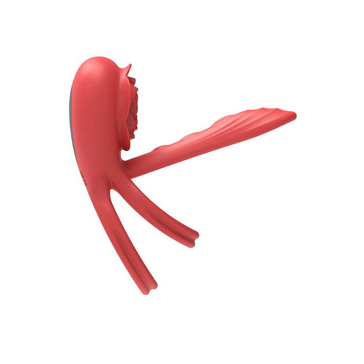 Adam & Eve VIBRATING ROSE GIRTH ENHANCER -  USB Rechargeable Vibrating Cock & Ball Rings