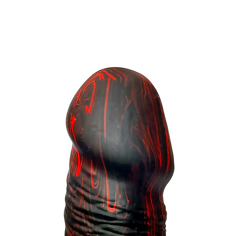 Adam & Eve THE BEDROCKER - /Red 22.6 cm USB Rechargeable Thrusting Dildo with Wireless Remote