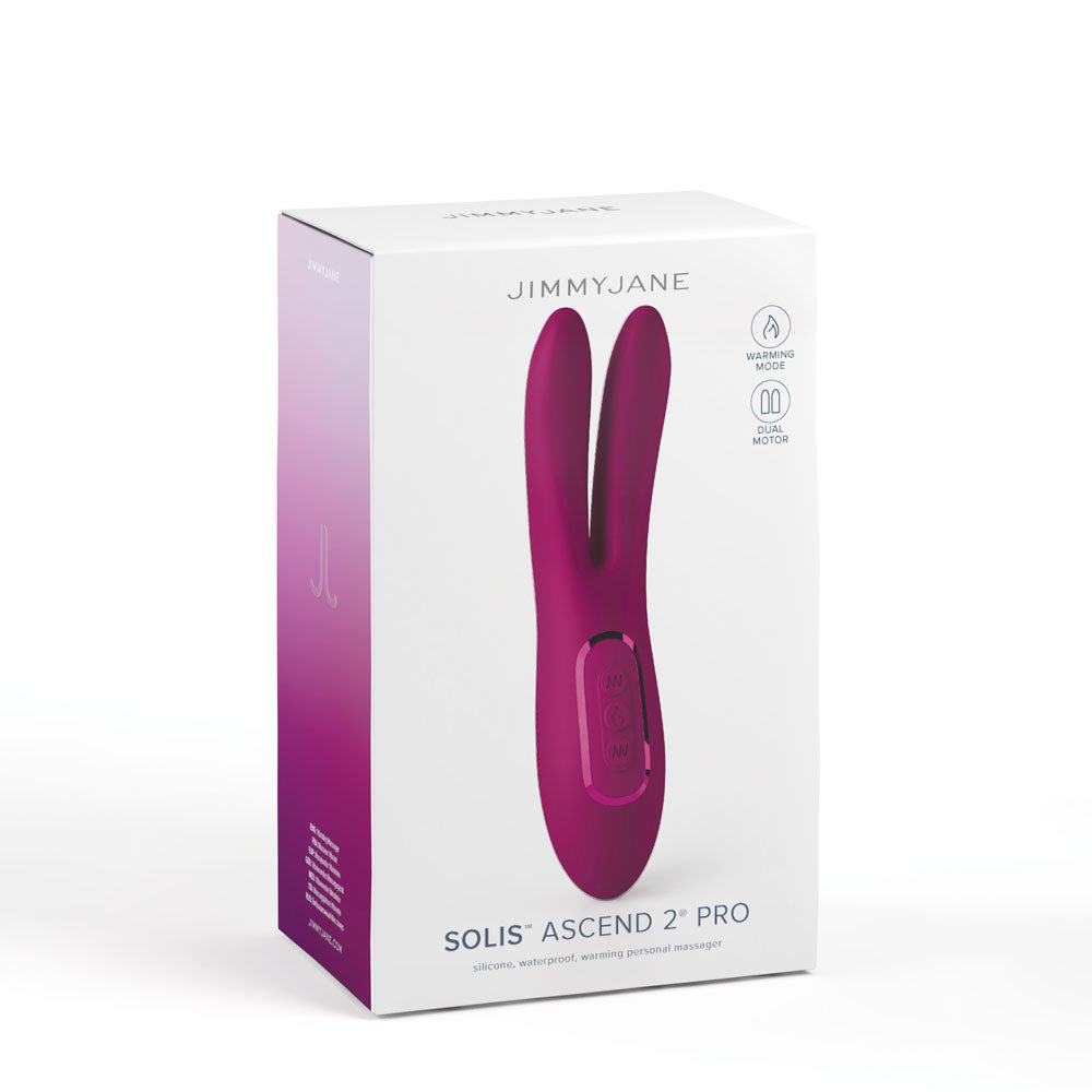 JimmyJane Solis Ascend 2 PRO -  16 cm USB Rechargeable Dual Tip Stimulator