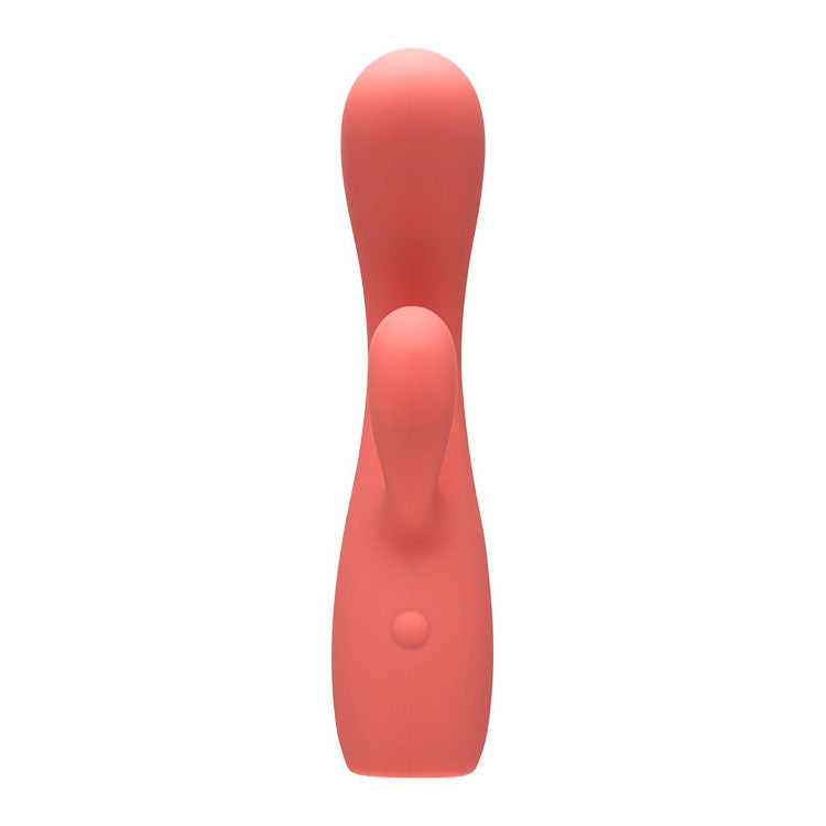 Adam & Eve GROOVY GLOW-UPS Curvie -  17.8 cm USB Rechargeable Rabbit Vibrator