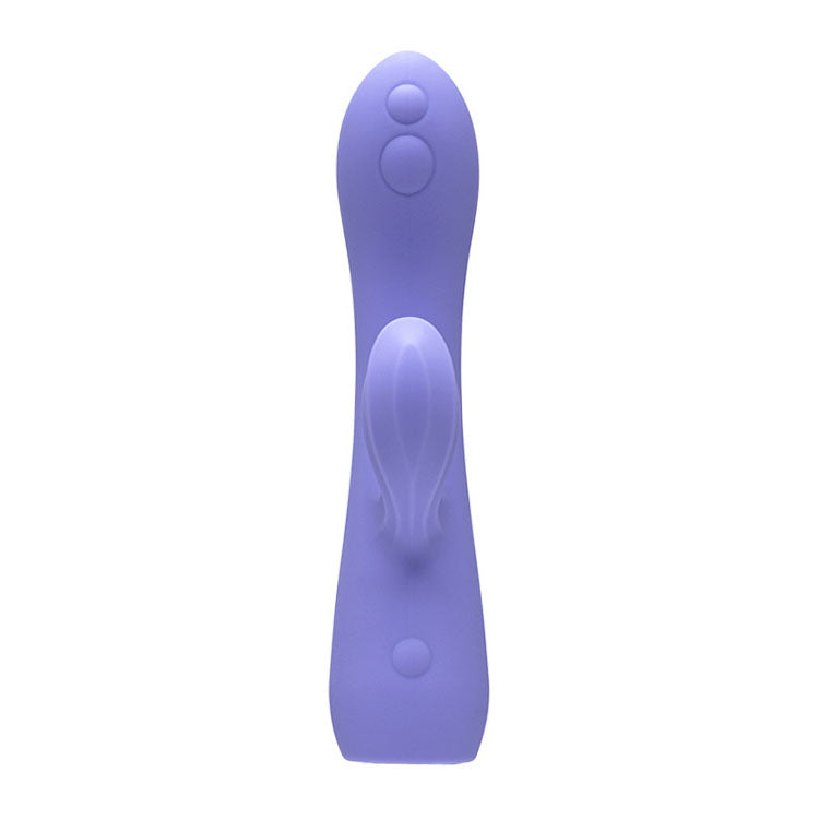 Adam & Eve GROOVY GLOW-UPS Wavie -  16.5 cm USB Rechargeable Rabbit Vibrator
