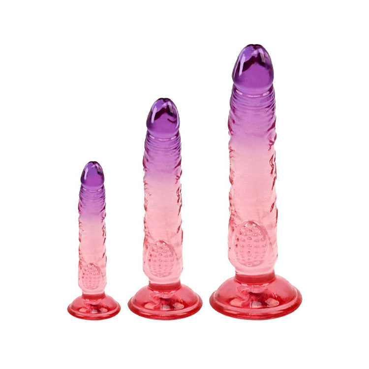 Adam & Eve SUNSET DREAMS TRIO - /Purple Dildos - Set of 3 Sizes