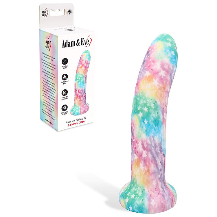 Adam & Eve RAINBOW GALAXY G -  14 cm Dildo