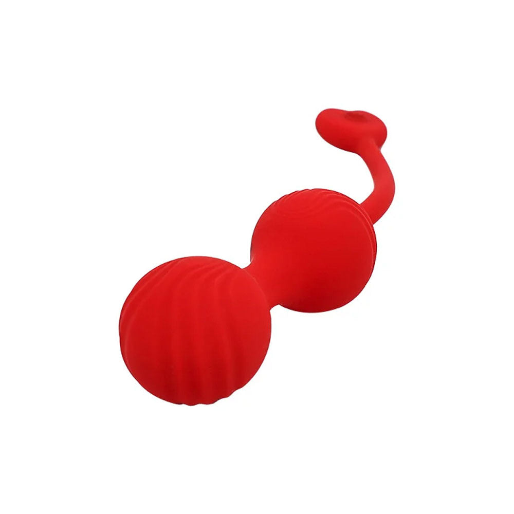 Adam & Eve SWEETHEART Kegel Trainer -  USB Rechargeable Vibrating Kegel Balls with Remote