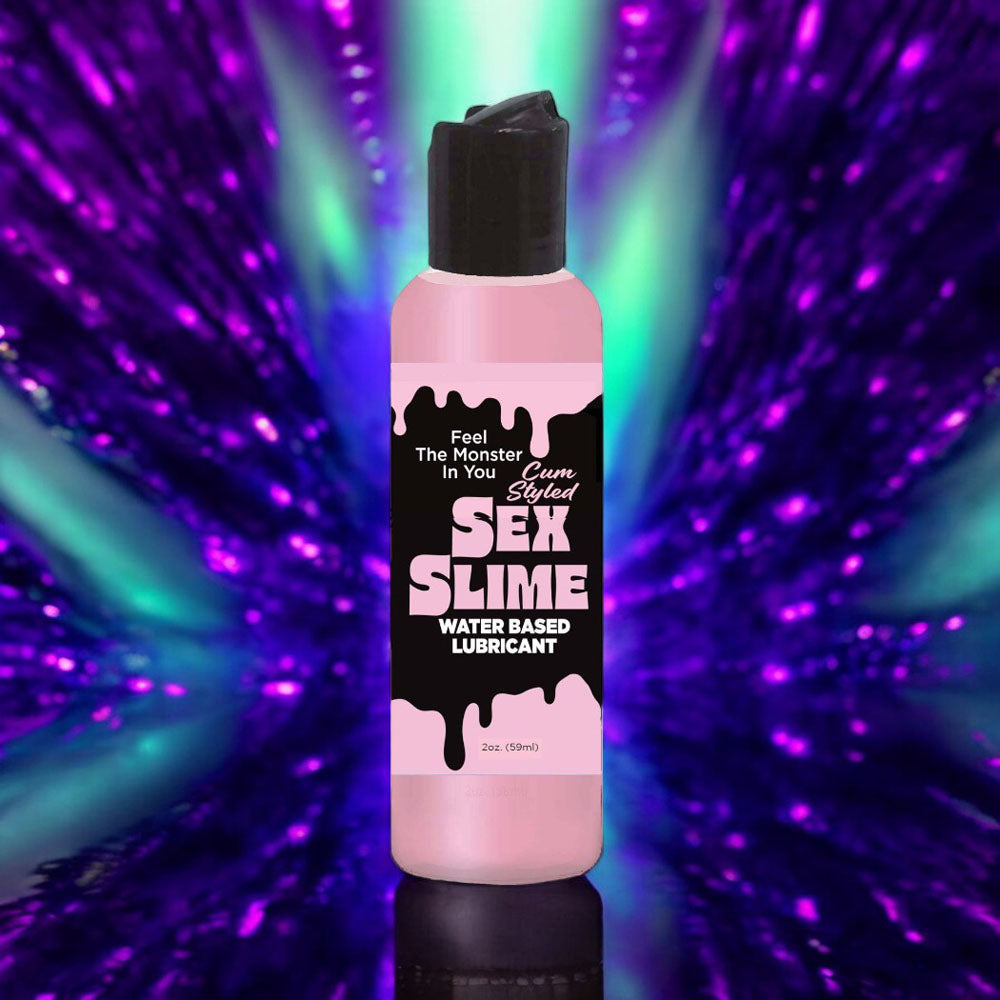 Sex Slime Cum Style Creature Lube -  60 ml - Green Cum Style Water Based Lubricant - 60 ml Bottle