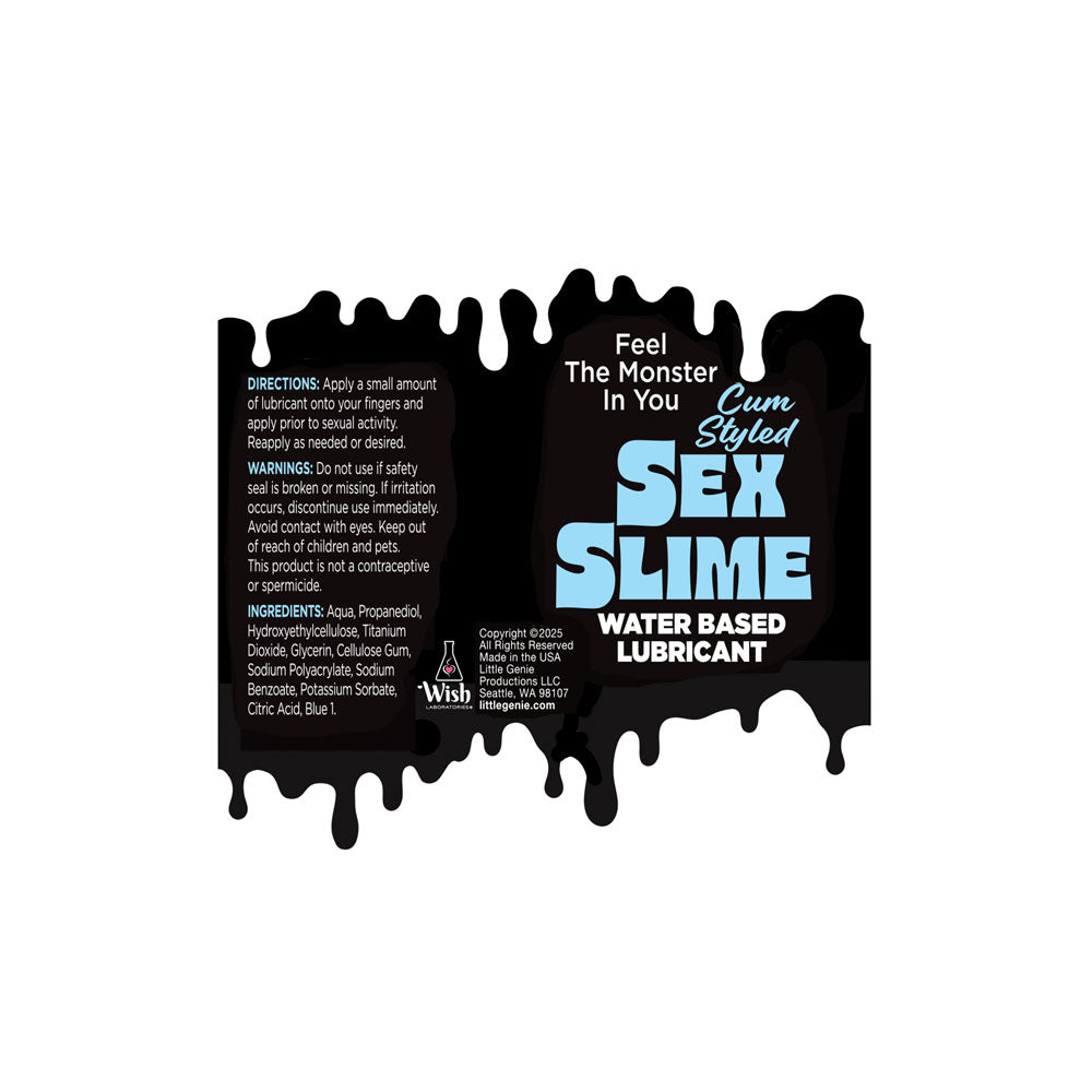 Sex Slime Cum Style Creature Lube -  60 ml -  Cum Style Water Based Lubricant - 60 ml Bottle