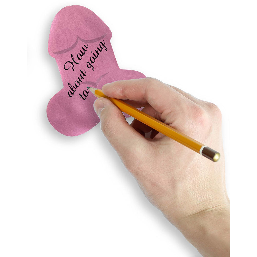 Super Fun Penis Sticky Notes - Multi  Novelty Sticky Notes - 100 Pack