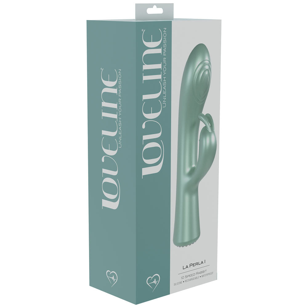 LOVELINE La Perla I -  - Pearlescent  19.2 cm USB Rechargeable Rabbit Vibrator