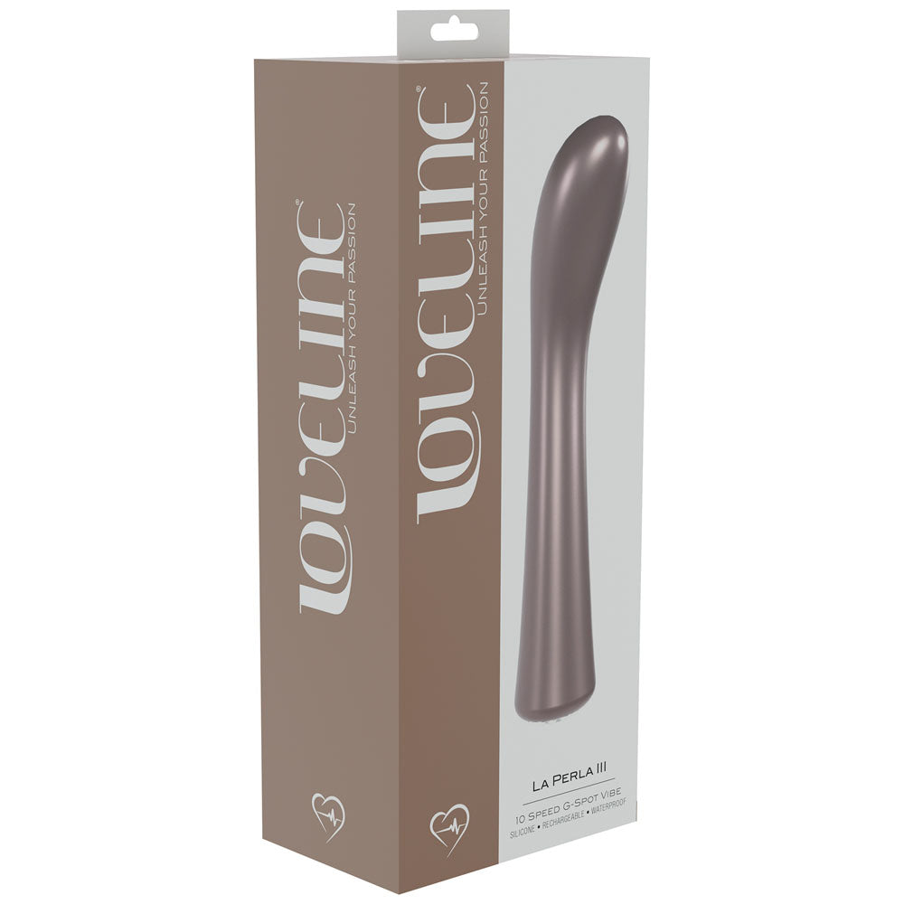 LOVELINE La Perla III -  - Pearlescent  19.2 cm USB Rechargeable Vibrator