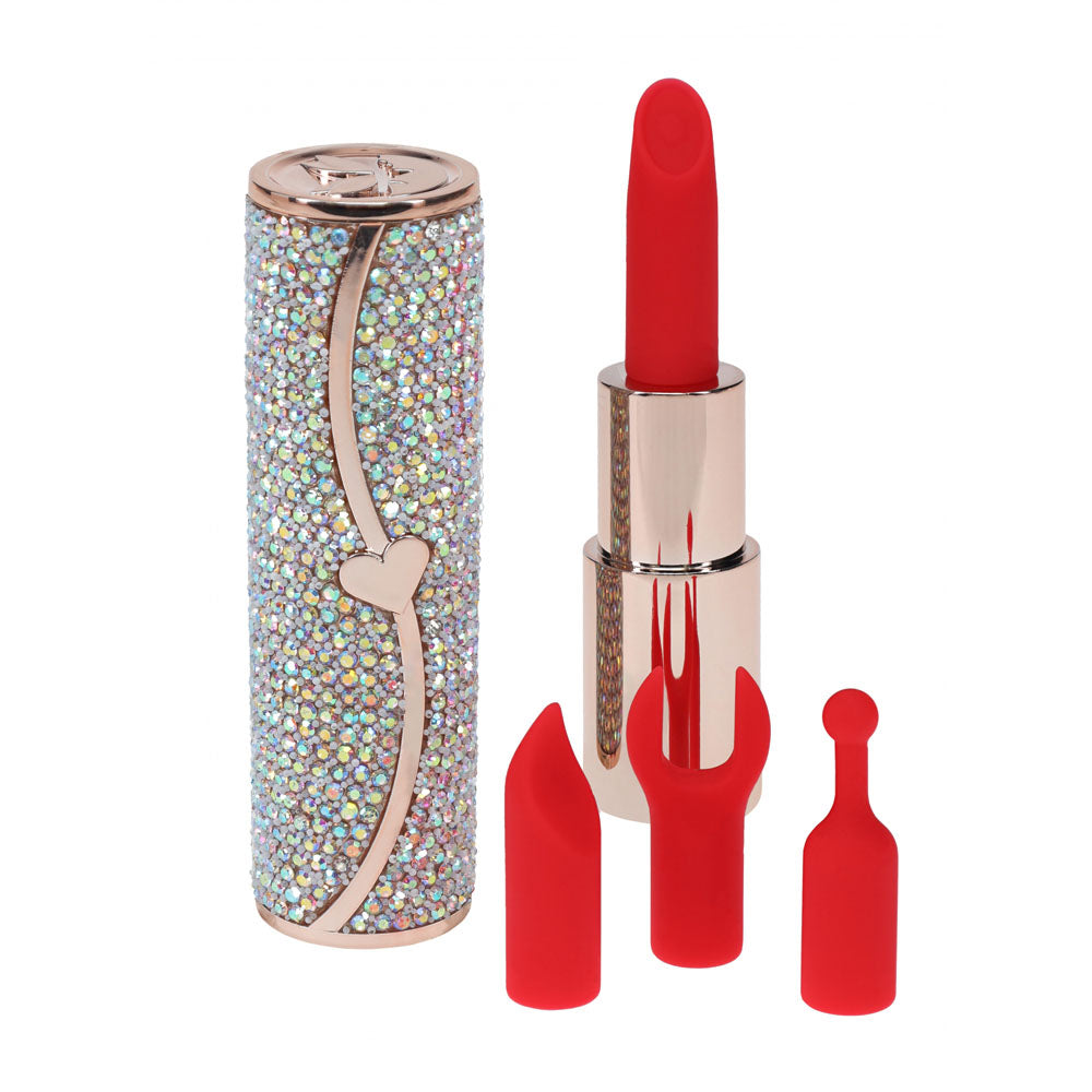 LOVELINE Sparkle -  8.3 cm USB Rechargeable Lipstick Vibrator