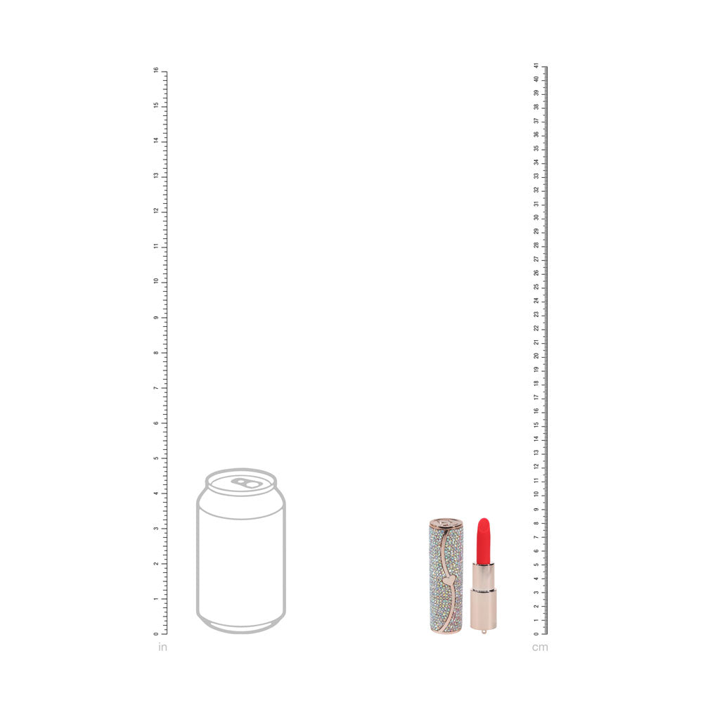 LOVELINE Sparkle -  8.3 cm USB Rechargeable Lipstick Vibrator