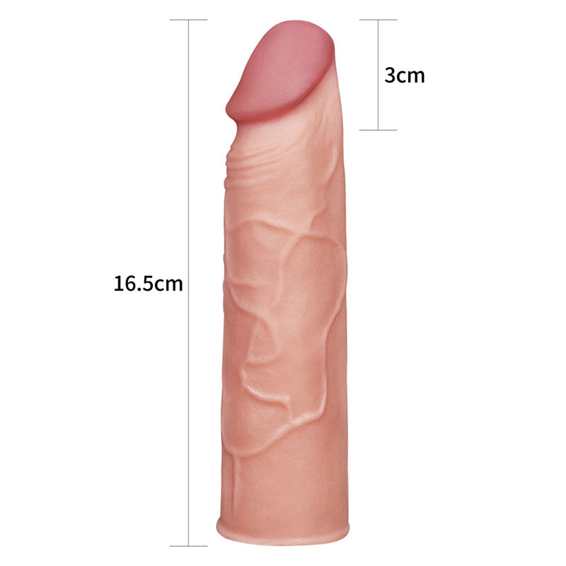 Pleasure X-Tender 1'' Sleeve -  2.54 cm (1'') Penis Extension Sleeve