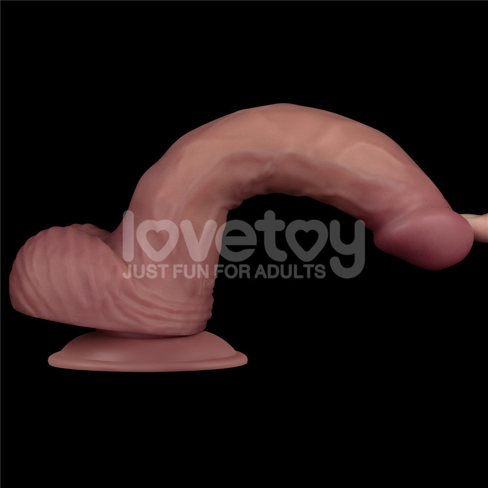 Dual Density Power Cock - 9 Inch  -  23 cm USB Rechargeable Vibrating Dildo