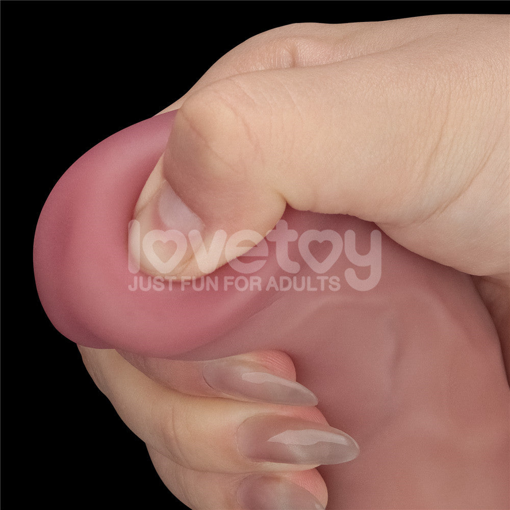 Dual Density Power Cock - 9 Inch  -  23 cm USB Rechargeable Vibrating Dildo