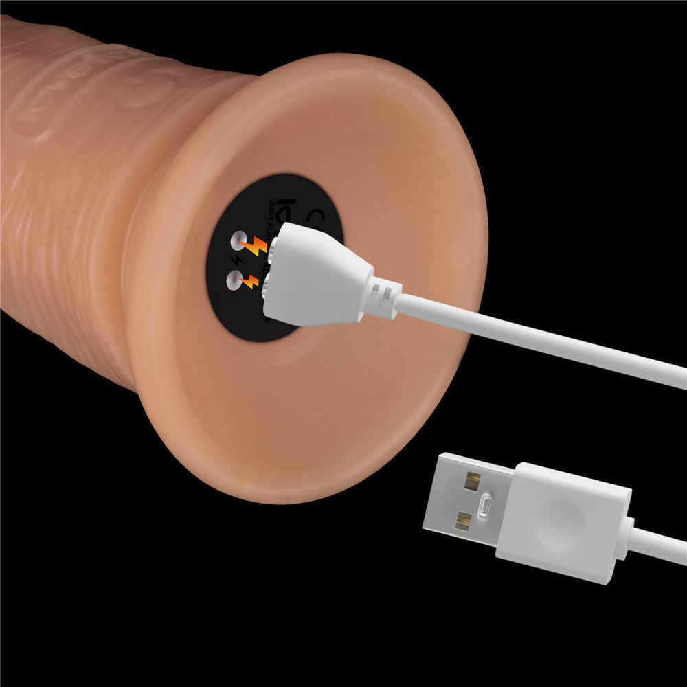 7 Inch Power Basics -  18 cm USB Rechargeable Vibrating Dong