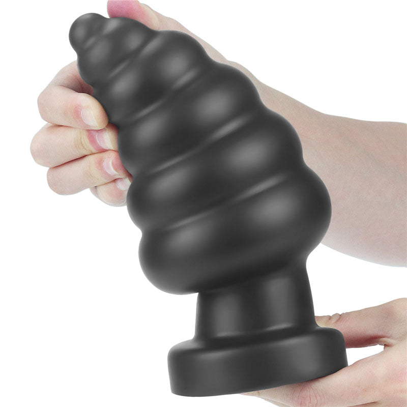 King Sized 7'' Vibrating Anal Cracker -  17.8 cm XL Vibrating Butt Plug