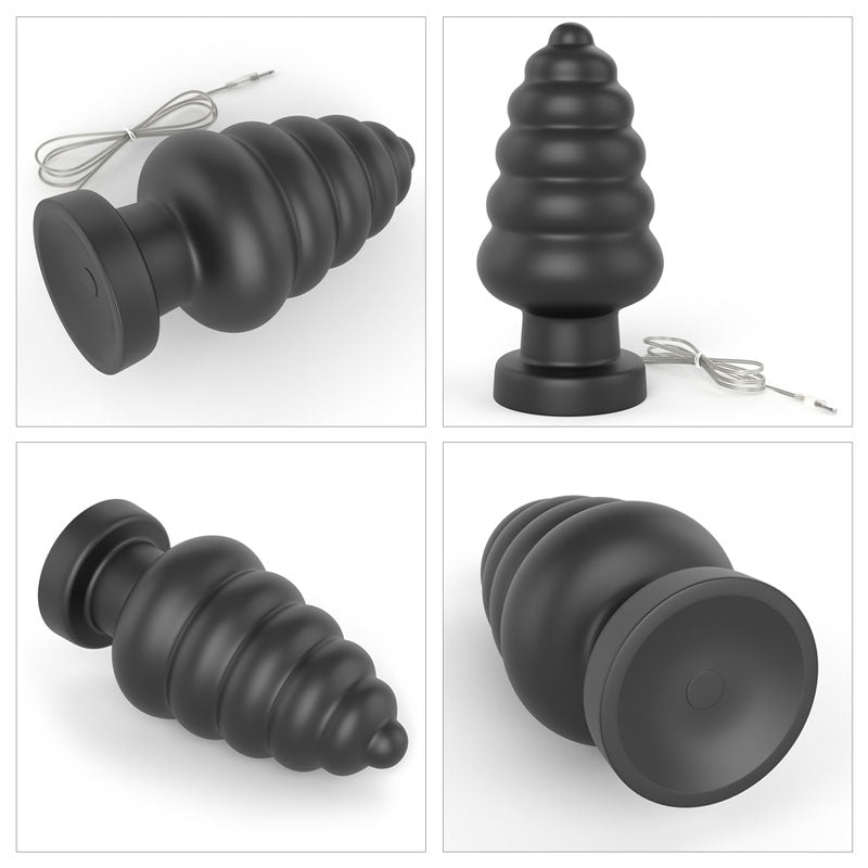King Sized 7'' Vibrating Anal Cracker -  17.8 cm XL Vibrating Butt Plug