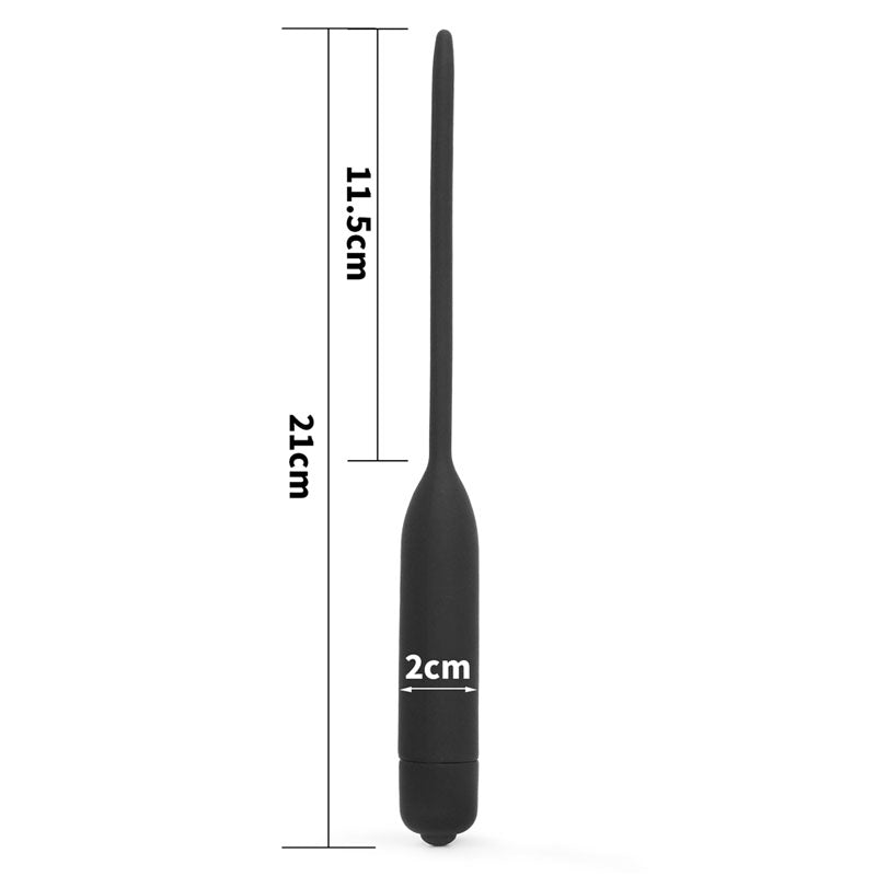 Ultimate Silicone Vibrating Urethral Dilator -  Vibrating Urethral Sound