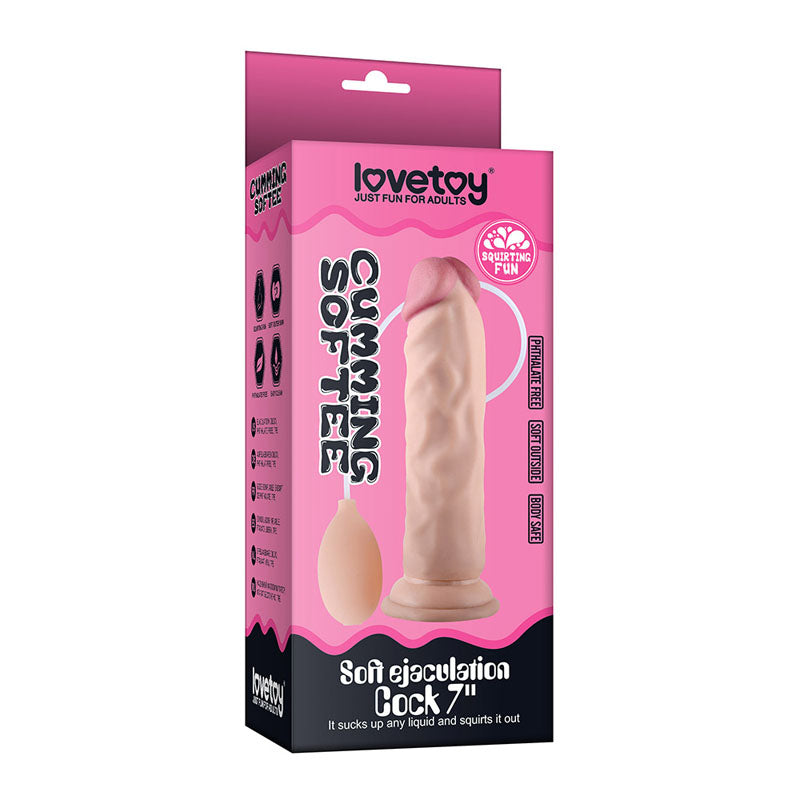 Cumming Softee Soft Ejaculation Cock 8.5'' -  21.6 cm Squirting Dong