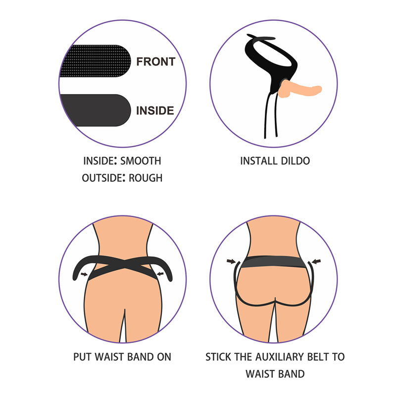 Ingen Easy Strap-On Harness -  Adjustable Strap-On Harness (No Probe Included)