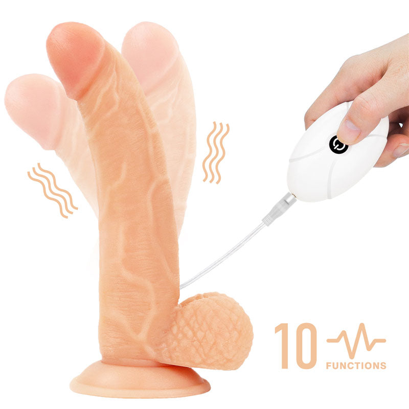 Ingen Vibrating Easy Strap-On Set -  21.6 cm (8.5'') Vibrating Strap-On