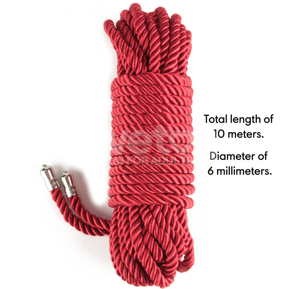 Rebellion Reign Silky Bondage Rope -  -  Bondage Rope - 10 metre length