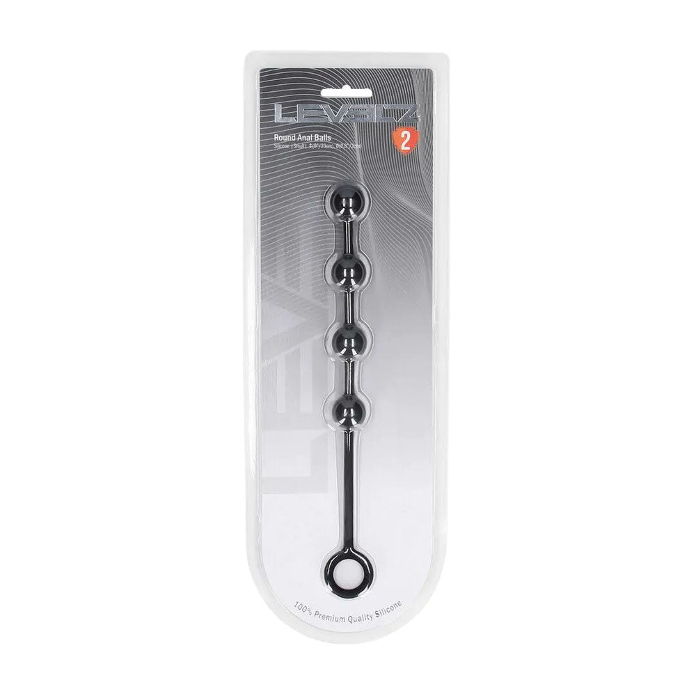 LEVELZ Round Silicone Anal Balls - S - 20mm -  23 cm Small Anal Balls