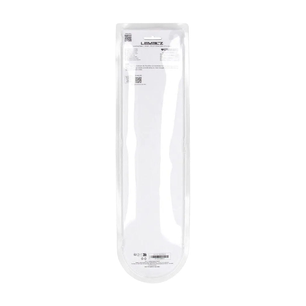 LEVELZ Curved Silicone Anal Beads -  -  29.5 cm Anal Beads