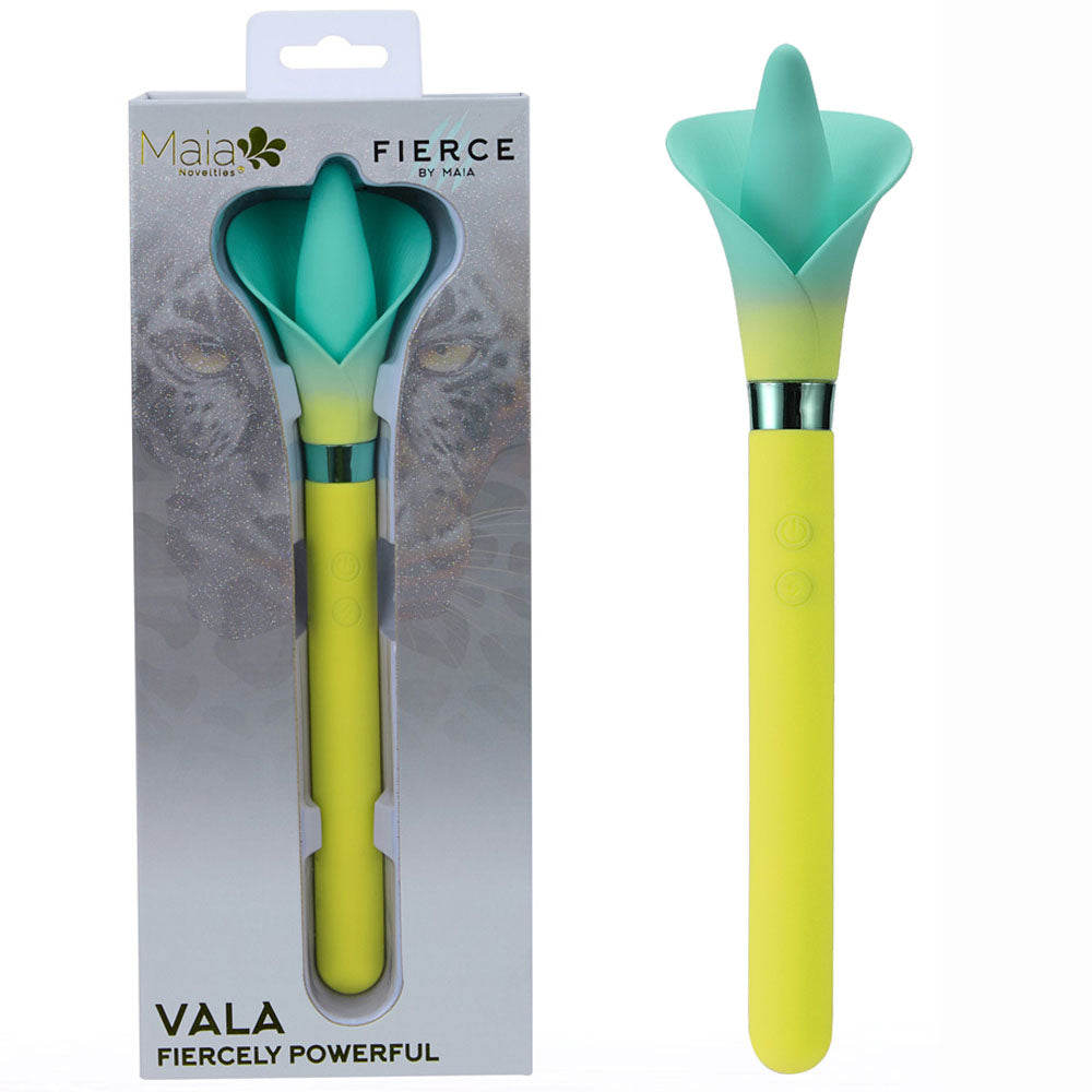 Maia VALA -  - /Green 22.2 cm USB Rechargeable Flower Vibrator